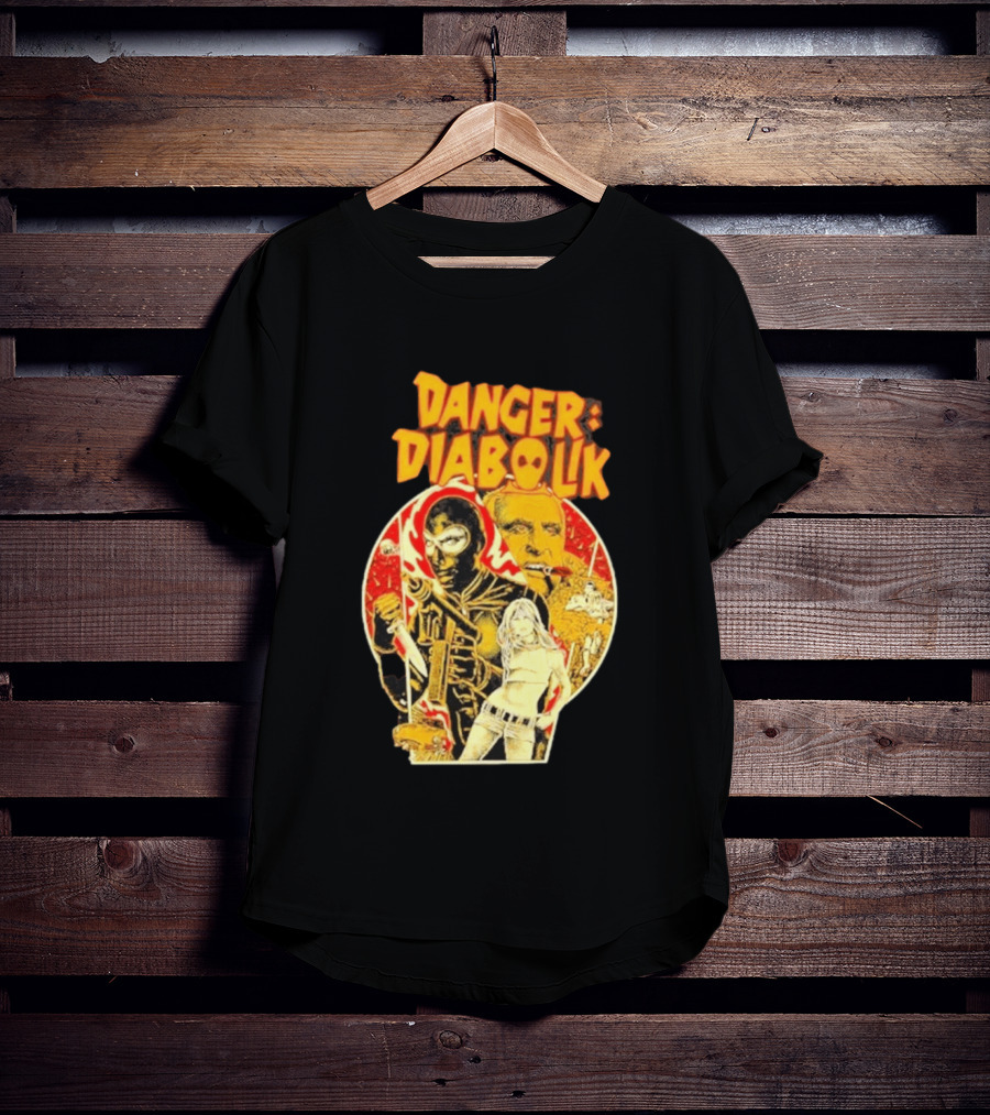 Danger Diabolik Italian Comic Mario Bava T-Shirt