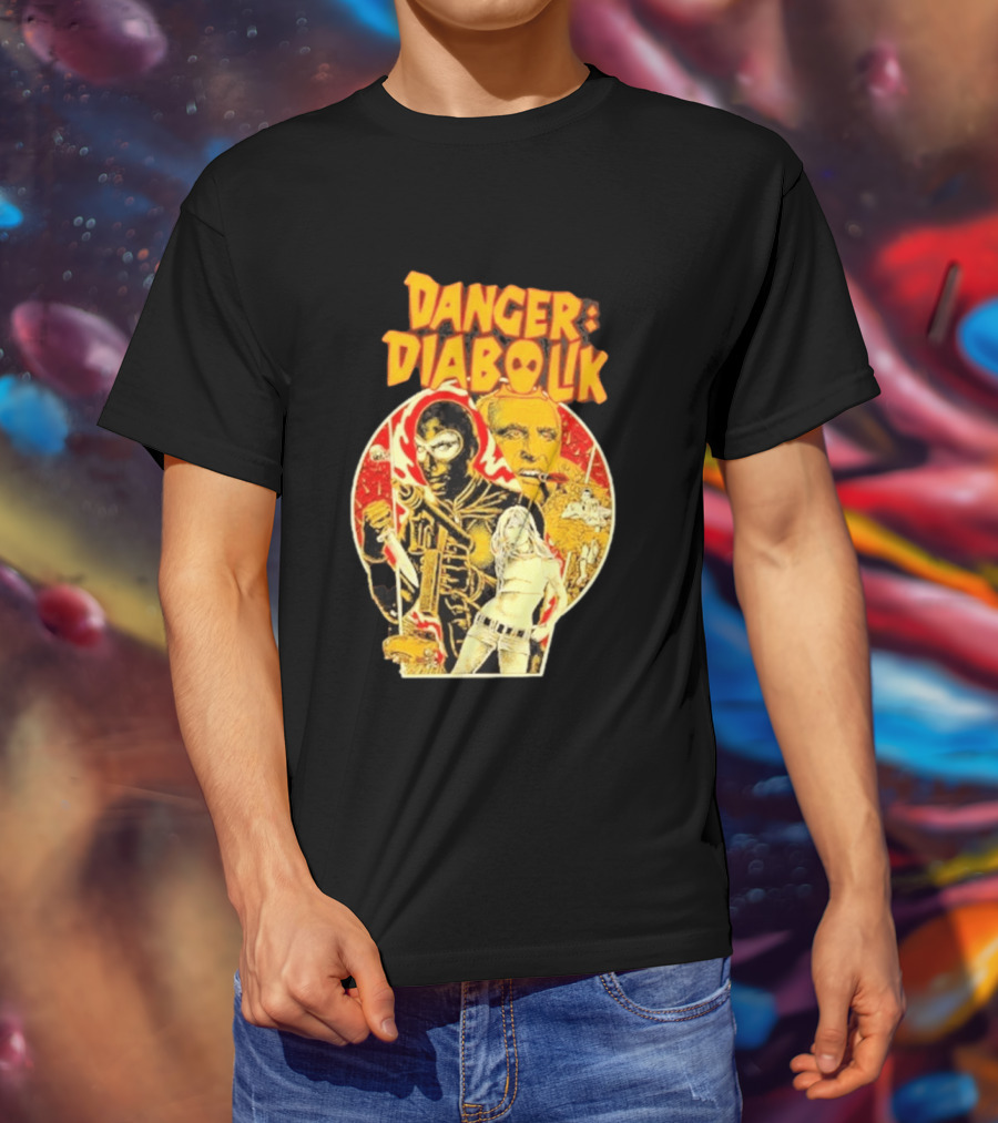 Danger Diabolik Italian Comic Mario Bava T-Shirt