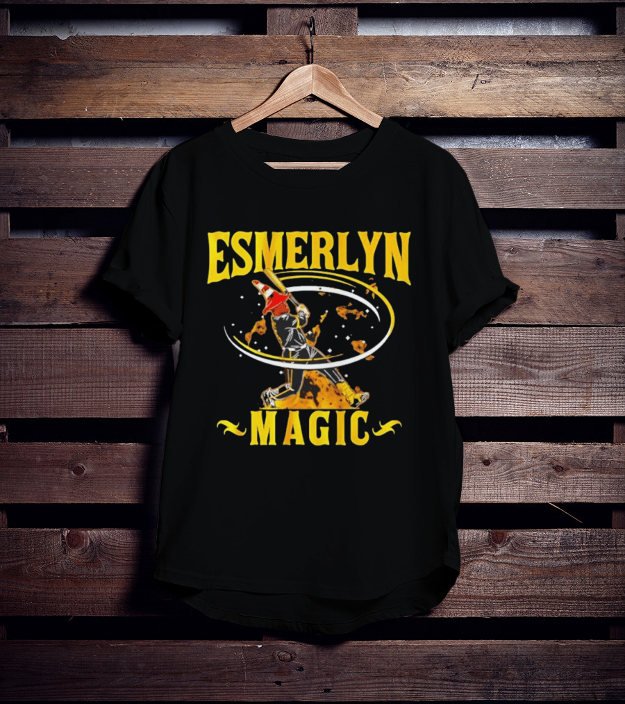 Esmerlyn Magic Baseball Players Association Swinging Batter T-Shirt