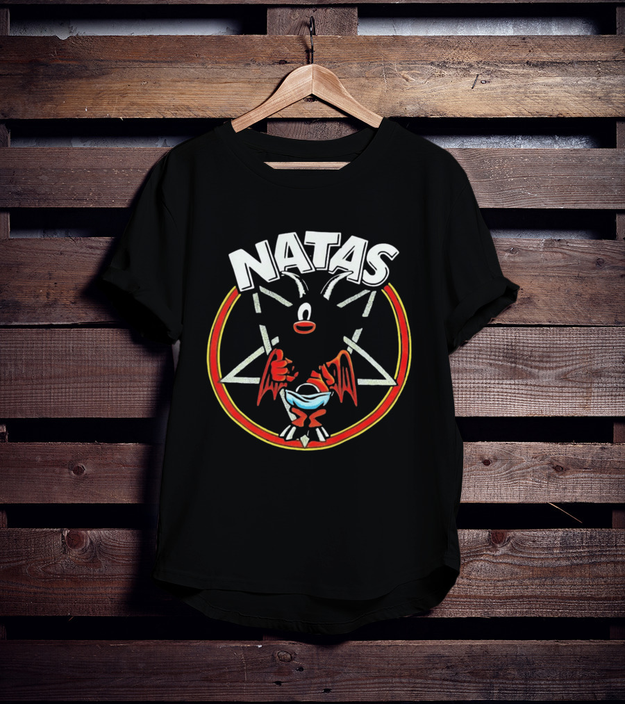 Natas Devil Thumbs Up Pentagram T-Shirt