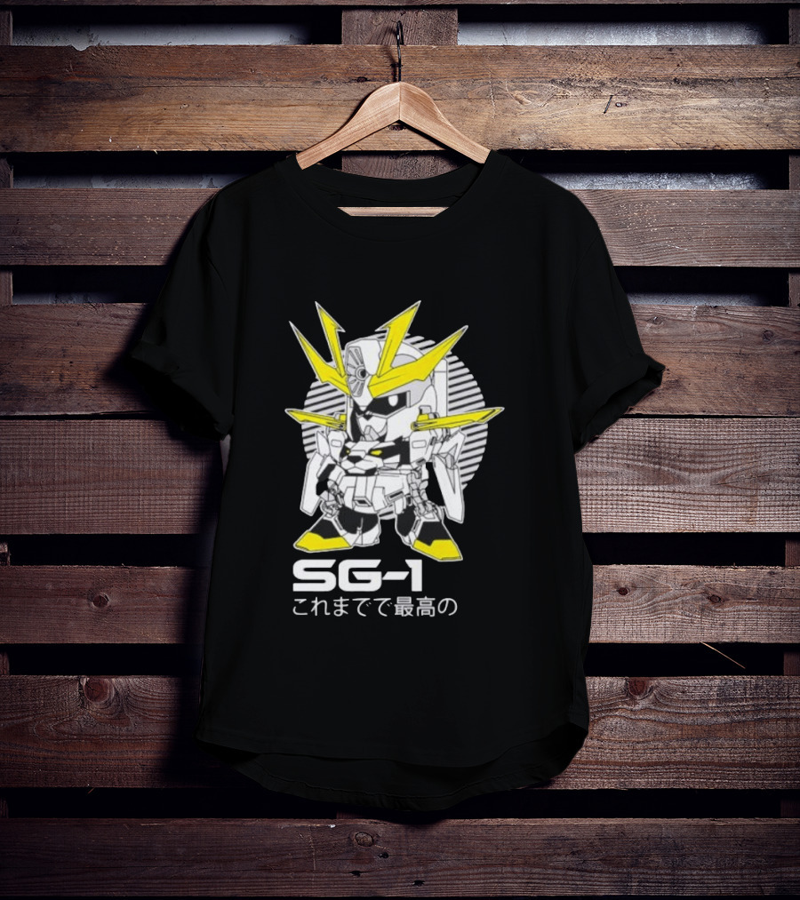 SG 1 Gundam Chibi Mecha Anime T-Shirt