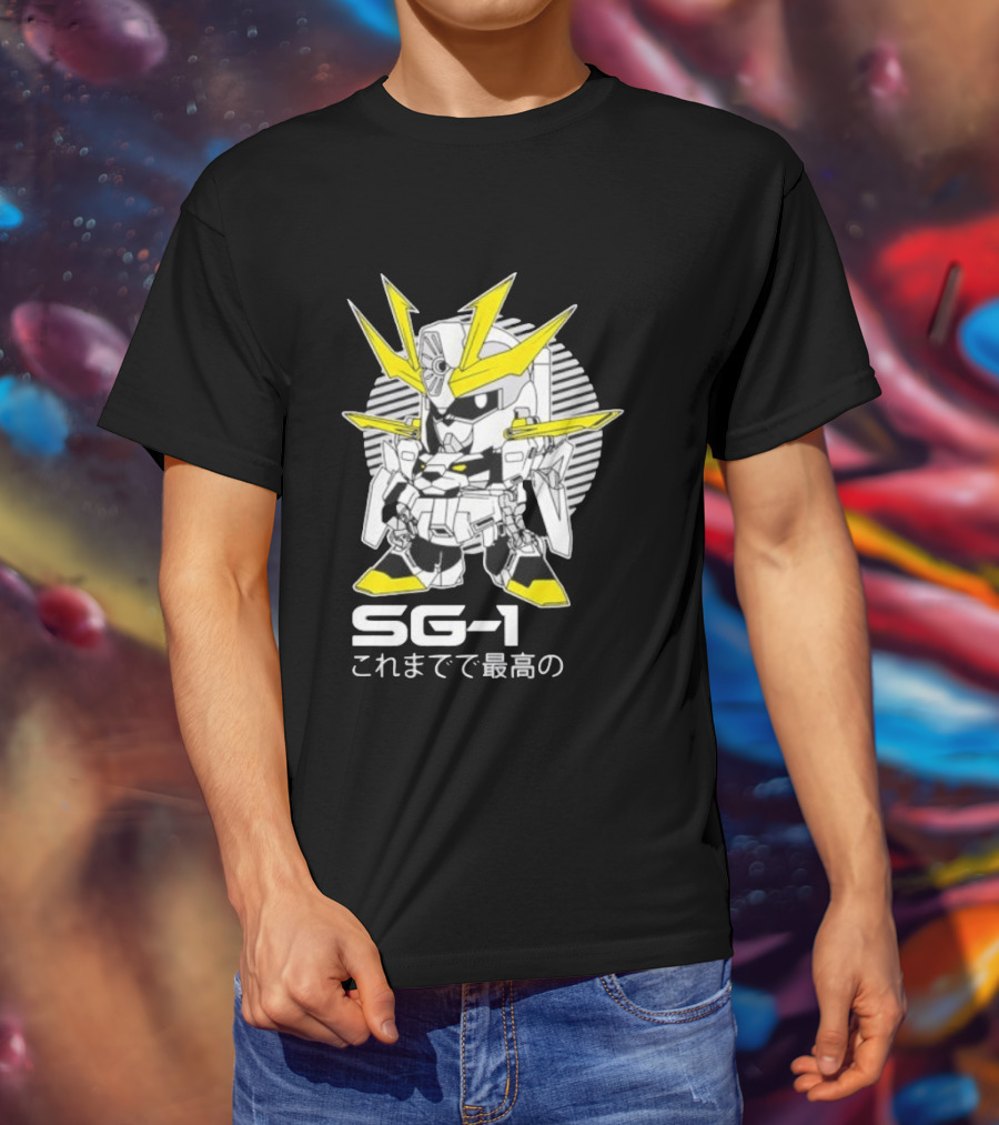 SG 1 Gundam Chibi Mecha Anime T-Shirt