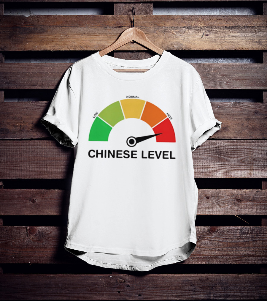 Chinese Level Meter Low Normal High Gauge T-Shirt