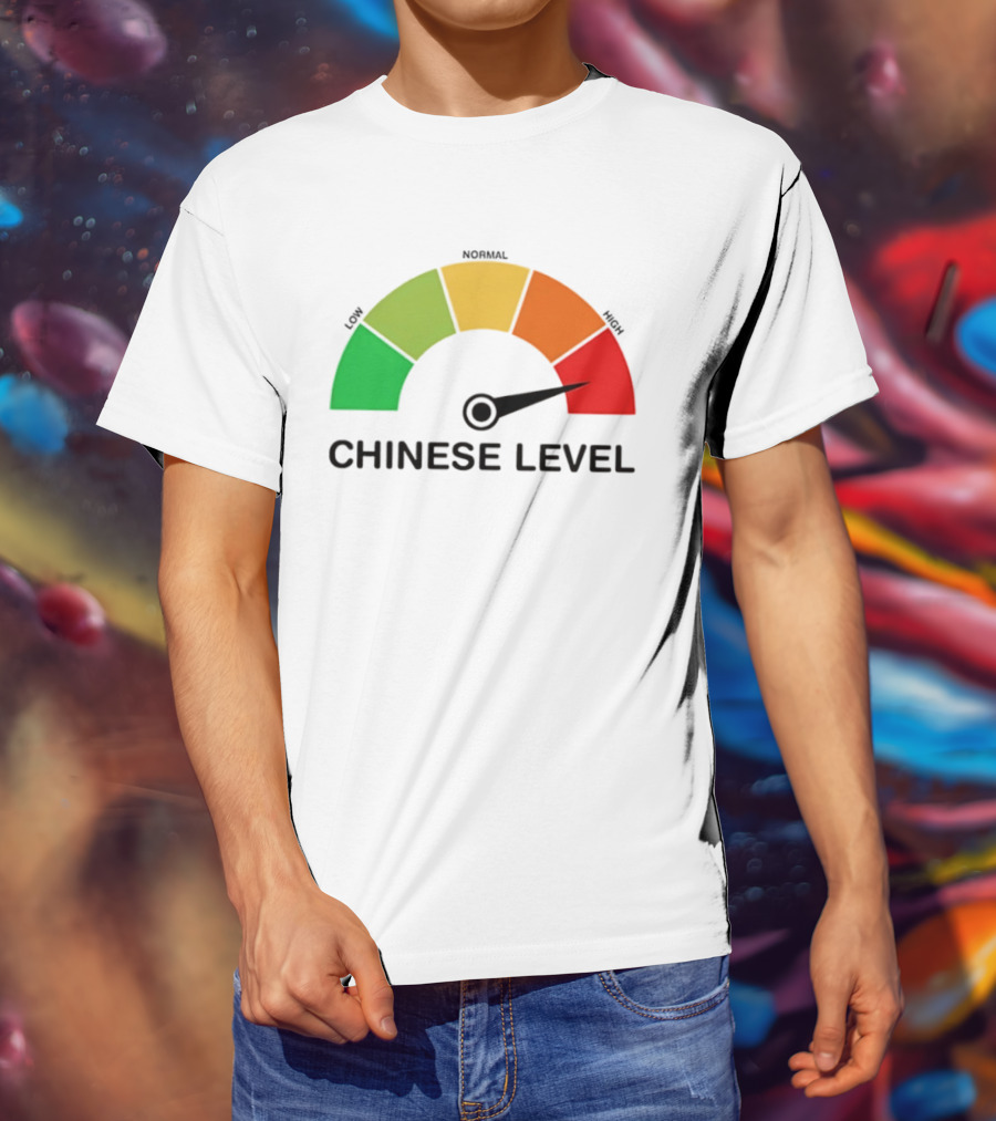 Chinese Level Meter Low Normal High Gauge T-Shirt
