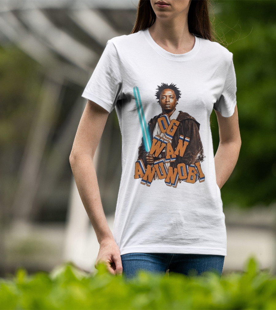 Og Wan Anunobi New York Knicks Basketball Nba 2026 Star Wars T-Shirt
