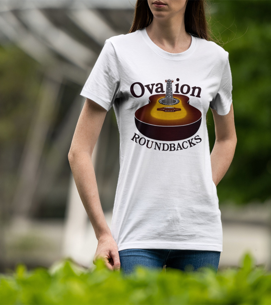 Ovation Roundbacks Acoustic Guitar Folk Music T-Shirt