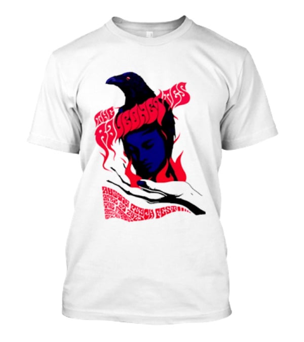 Raveonettes Austin Psych Fest Crow Fire Elements 2014 T-Shirt