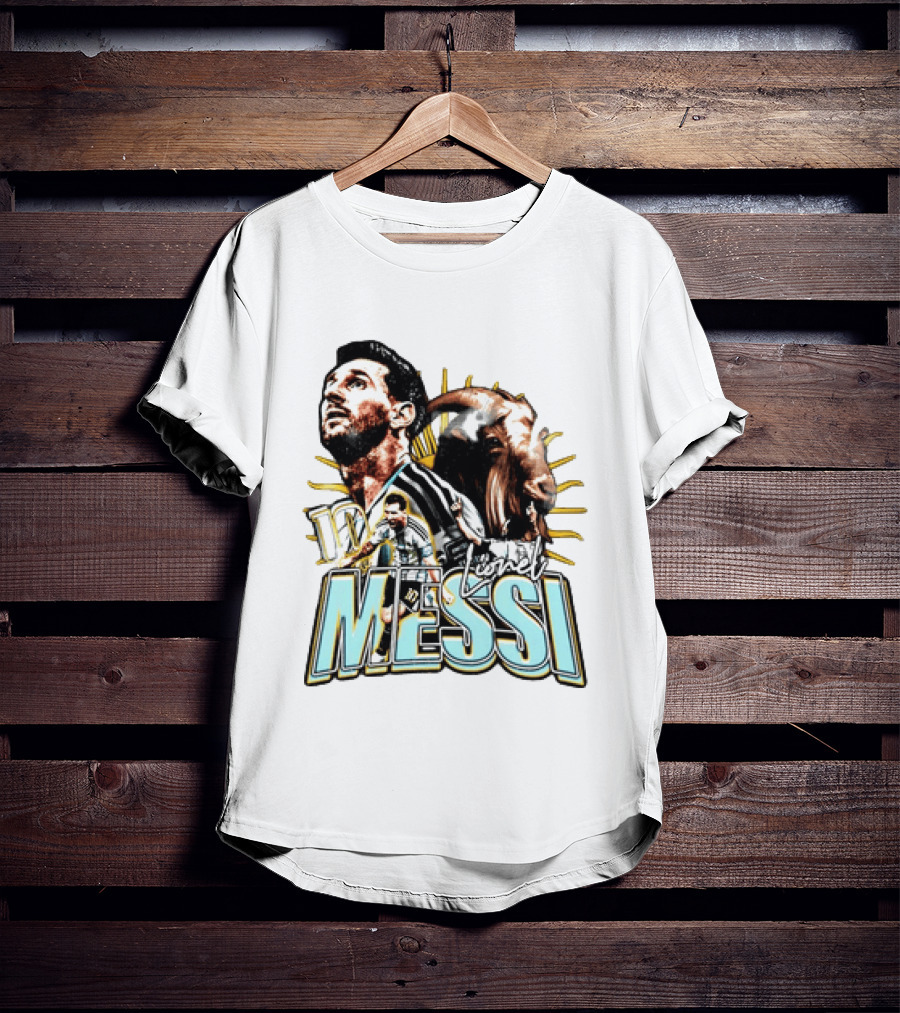 Lionel Messi 10 Goat T-Shirt