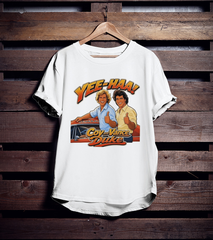 Yee Haa Coy And Vance Duke General Lee T-Shirt