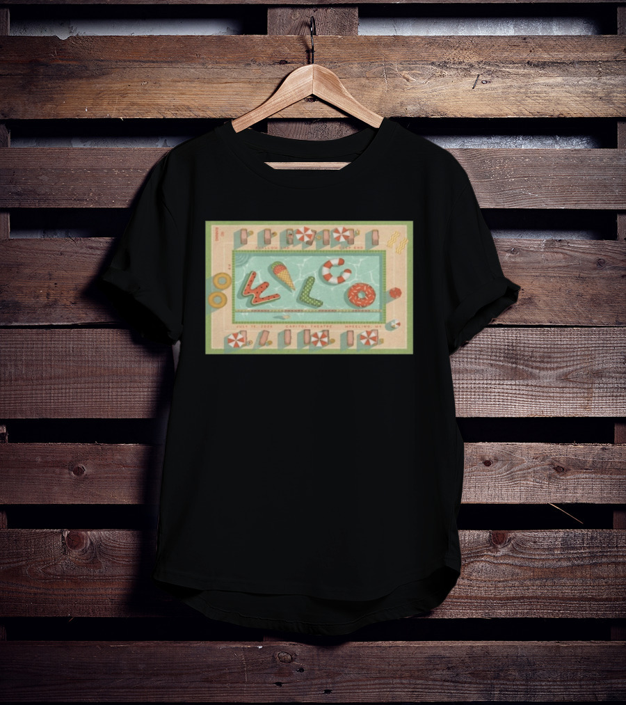 July 15 2026 Wilco Wheeling WV Capitol Theatre Inflatable Pool Floaties T-Shirt