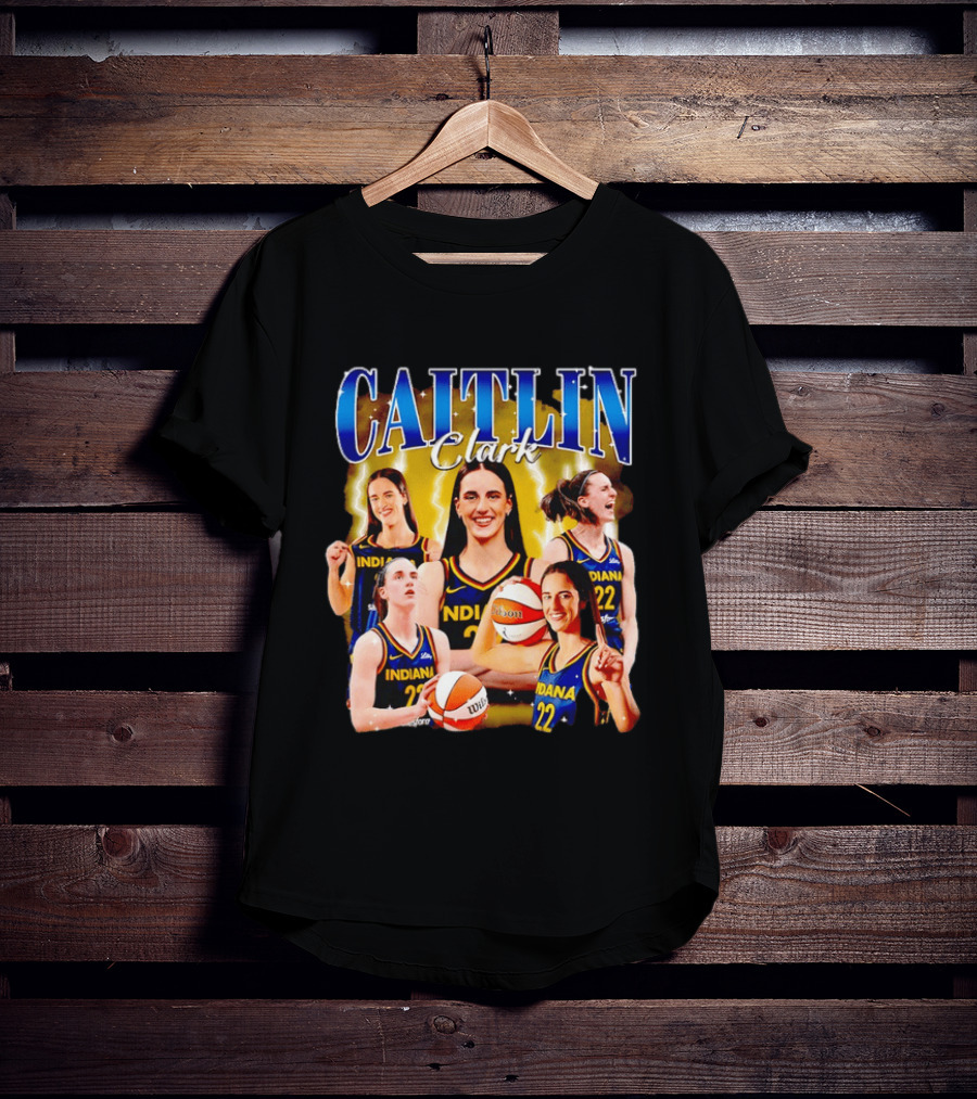 Caitlin Clark 22 Indiana Fever Basketball Star Player Highlights T-Shirt
