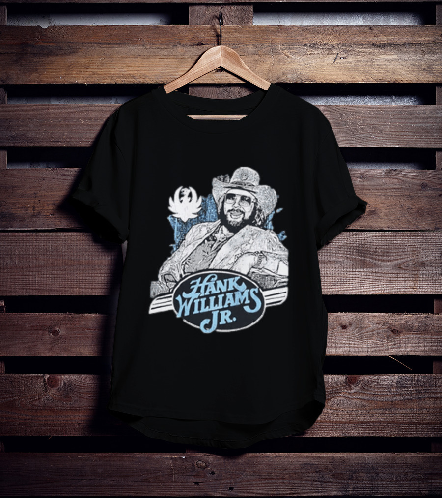 Hank Williams Jr 90s Anniversary Iconic Cowboy T-Shirt