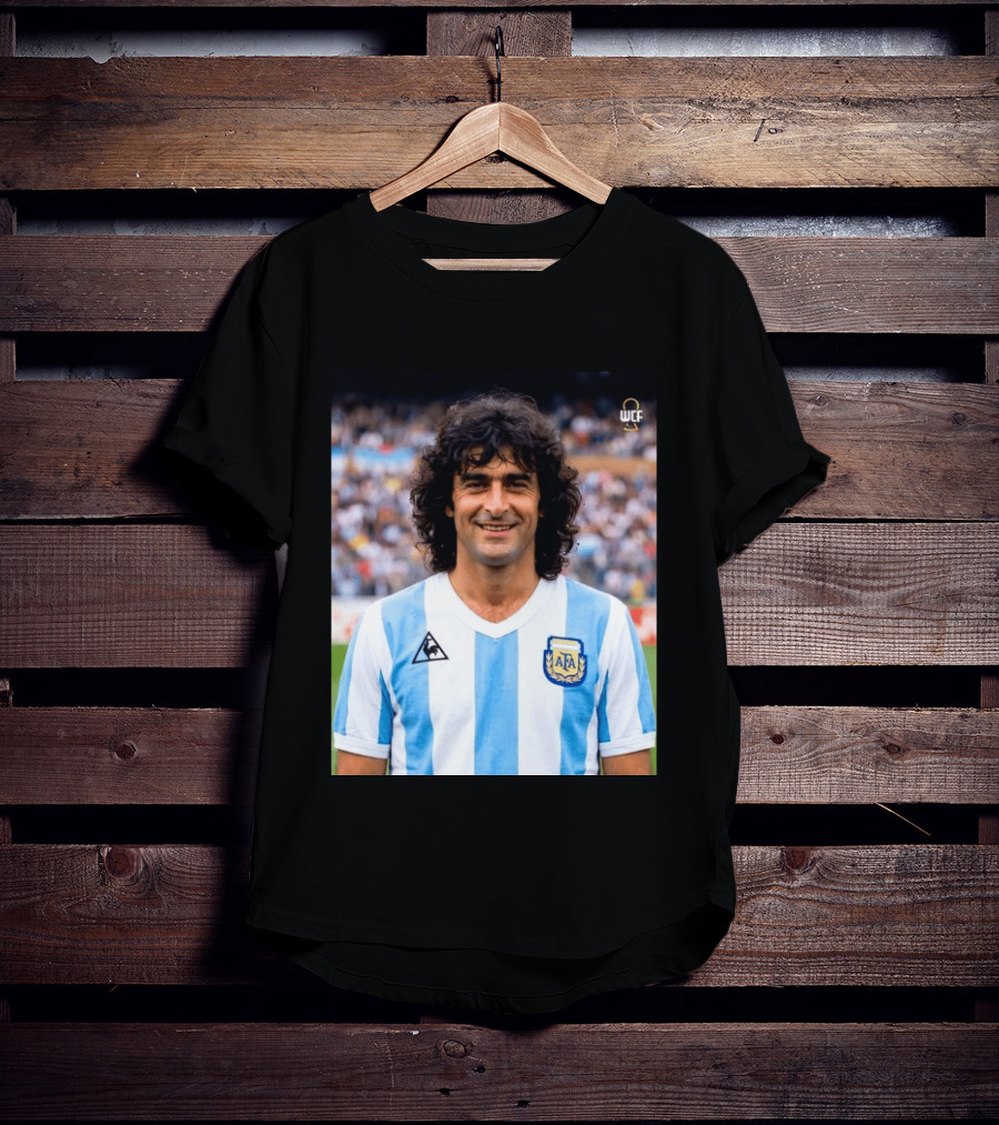 Happy Birthday Mario Kempes Argentina Football Legend AFA T-Shirt