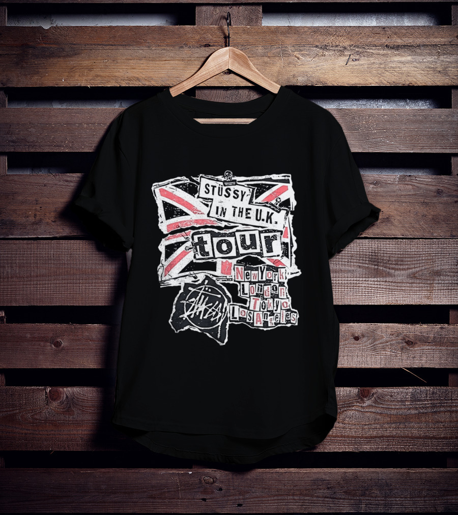 Stussy In The U.K. Tour New York London Tokyo Los Angeles T-Shirt