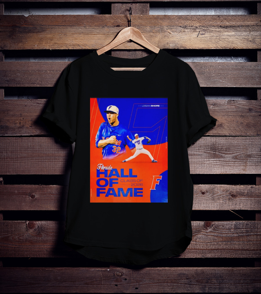 Logan Shore Florida Gators Hall Of Fame Class Of 2026 T-Shirt