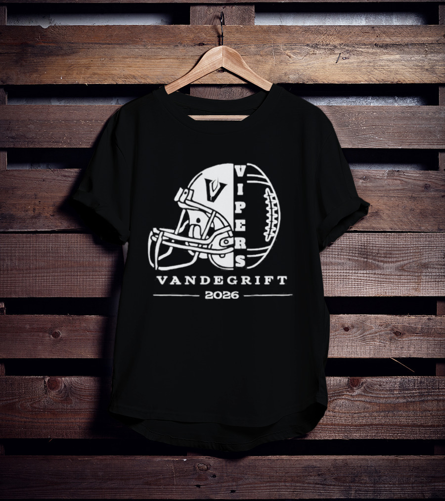 Vandegrift Vipers Football Helmet 2026 T-Shirt