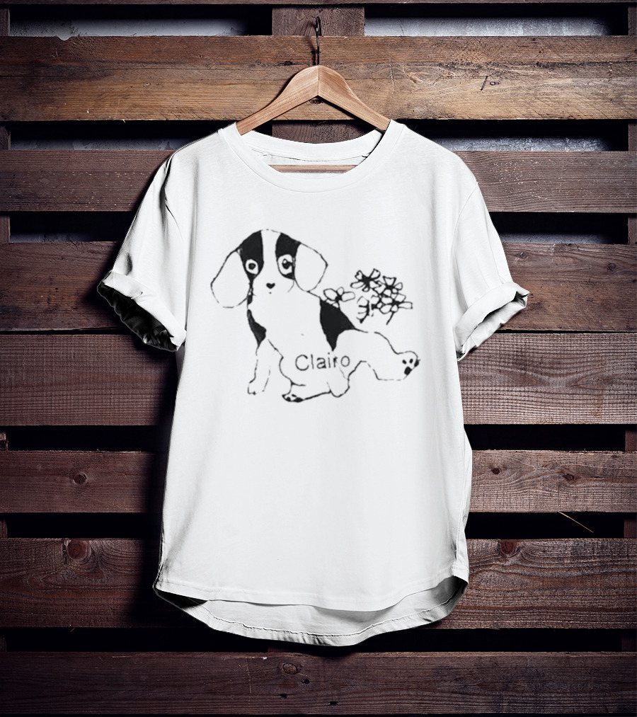 Clairo 5 Years Of Sling Flower Puppy Collection T-Shirt