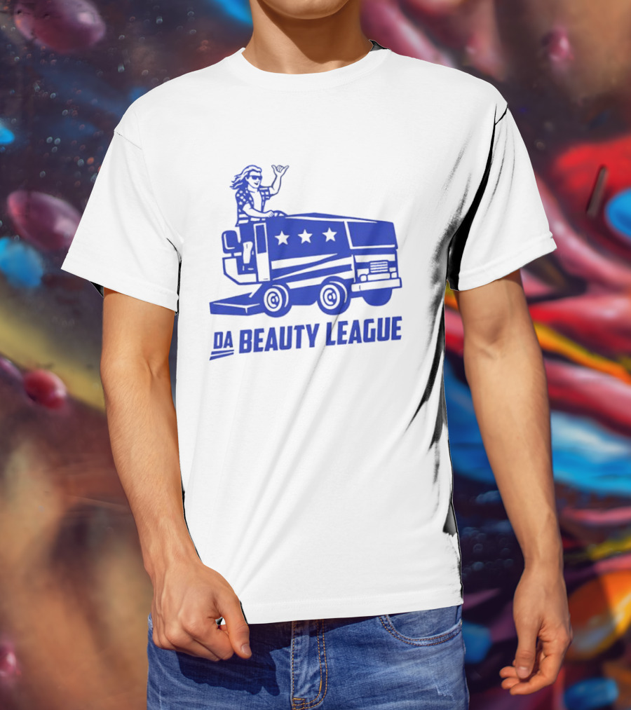 Da Beauty League Ice Resurfacer Shaka Sign T-Shirt
