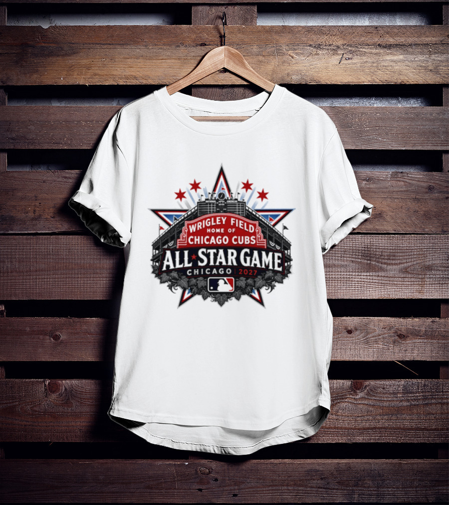 Wrigley Field Home Of Chicago Cubs 2027 MLB All Star Game T-Shirt