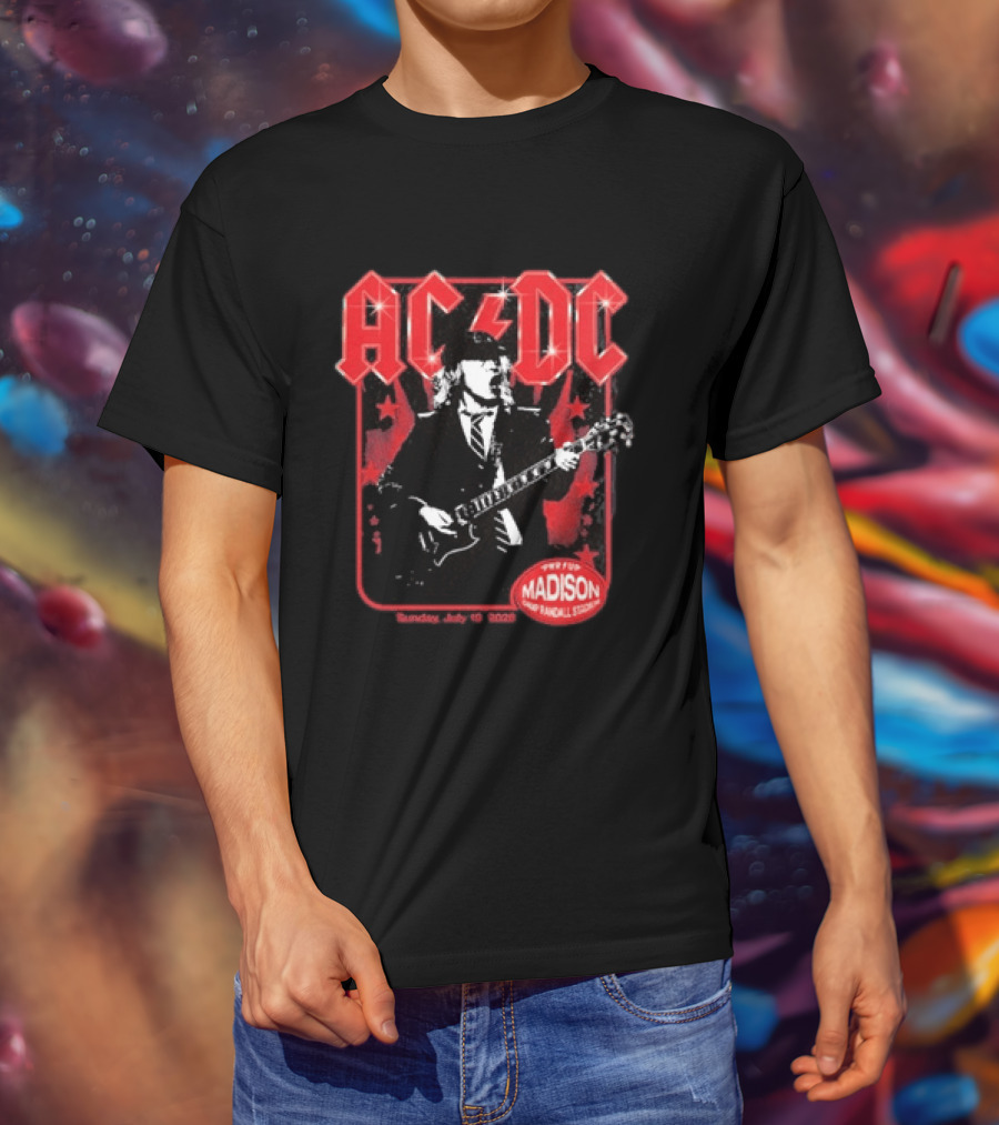 ACDC PWR Up Tour Madison Camp Randall Stadium July 19 2026 T-Shirt