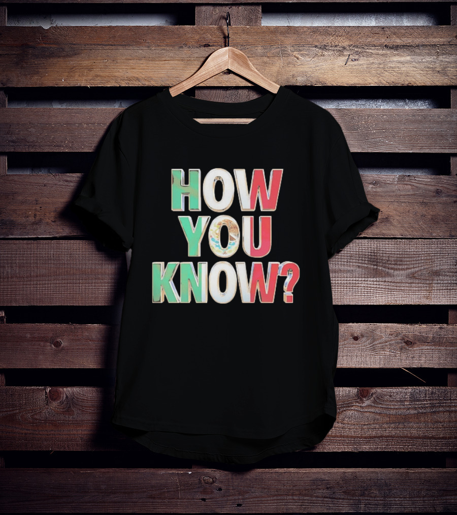 AEW Mexico Flag How You Know Wrestling T-Shirt