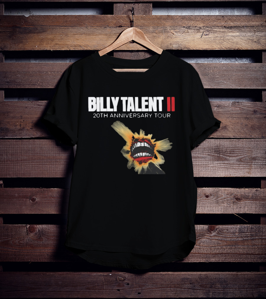 Billy Talent II 20th Anniversary Explosive Artwork Tour 2026 T-Shirt