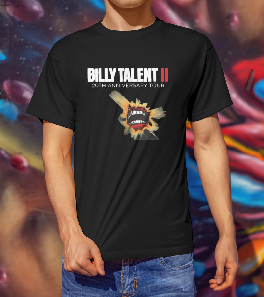 Billy Talent II 20th Anniversary Explosive Artwork Tour 2026 T-Shirt