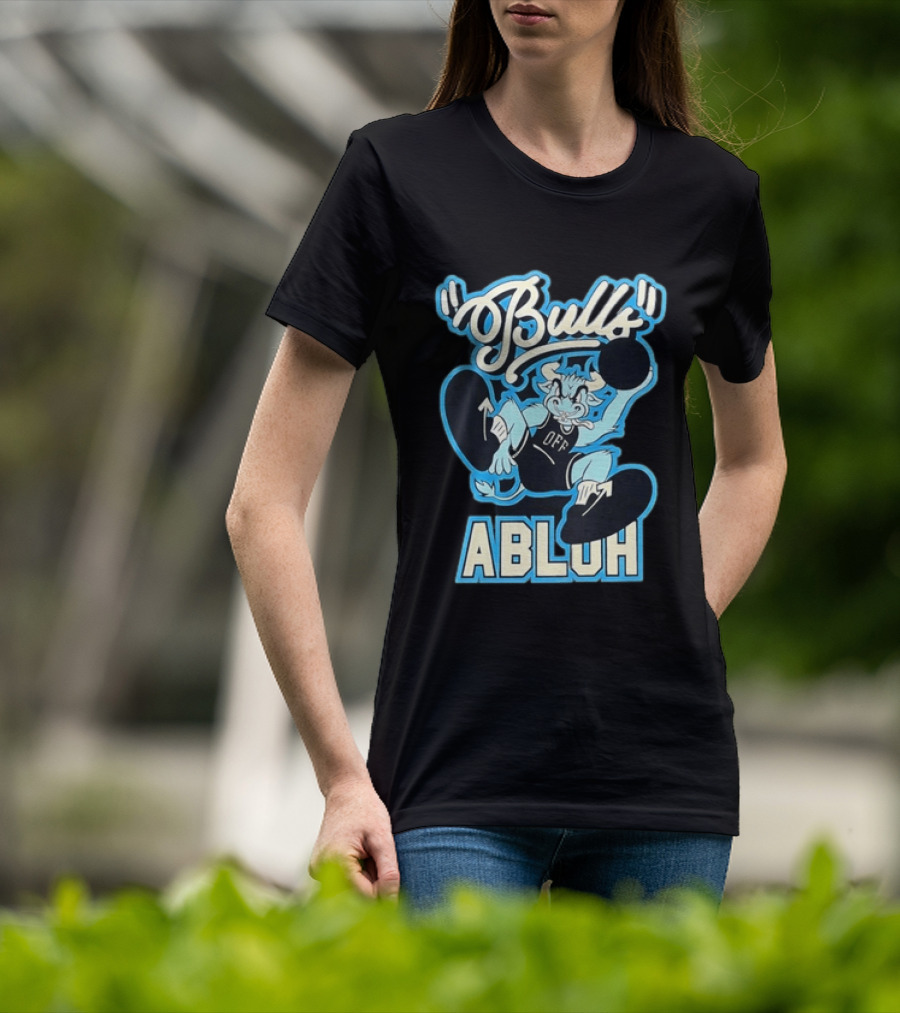 Off White Bulls Abloh Cartoon Basketball T-Shirt