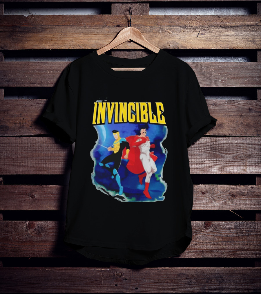 Invincible Comic Superhero Duo Team Up T-Shirt