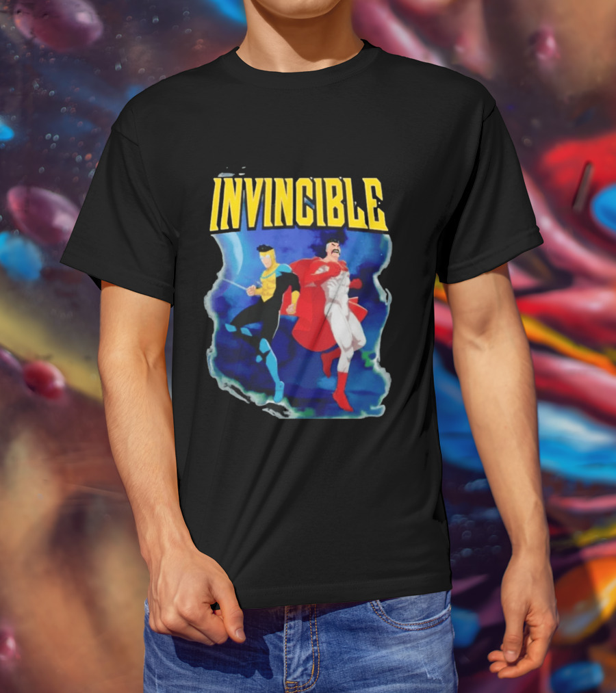 Invincible Comic Superhero Duo Team Up T-Shirt