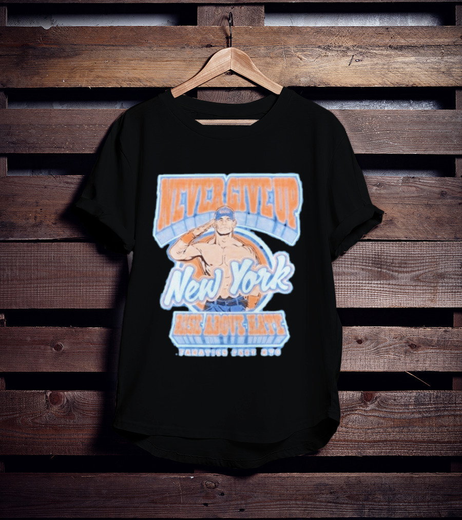 Never Give Up New York Rise Above Hate Fanatics Fest NYC T-Shirt