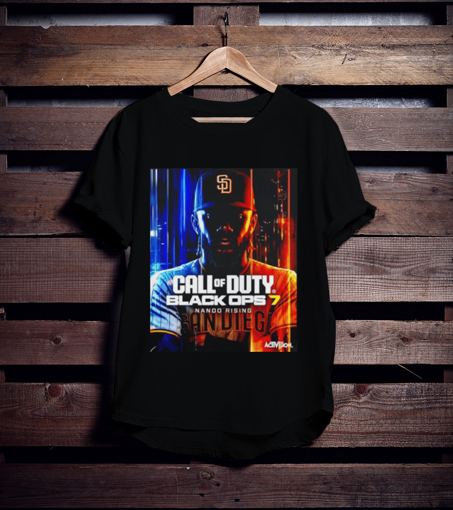 Call Of Duty Black Ops 7 Nando Rising San Diego SD Cap T-Shirt
