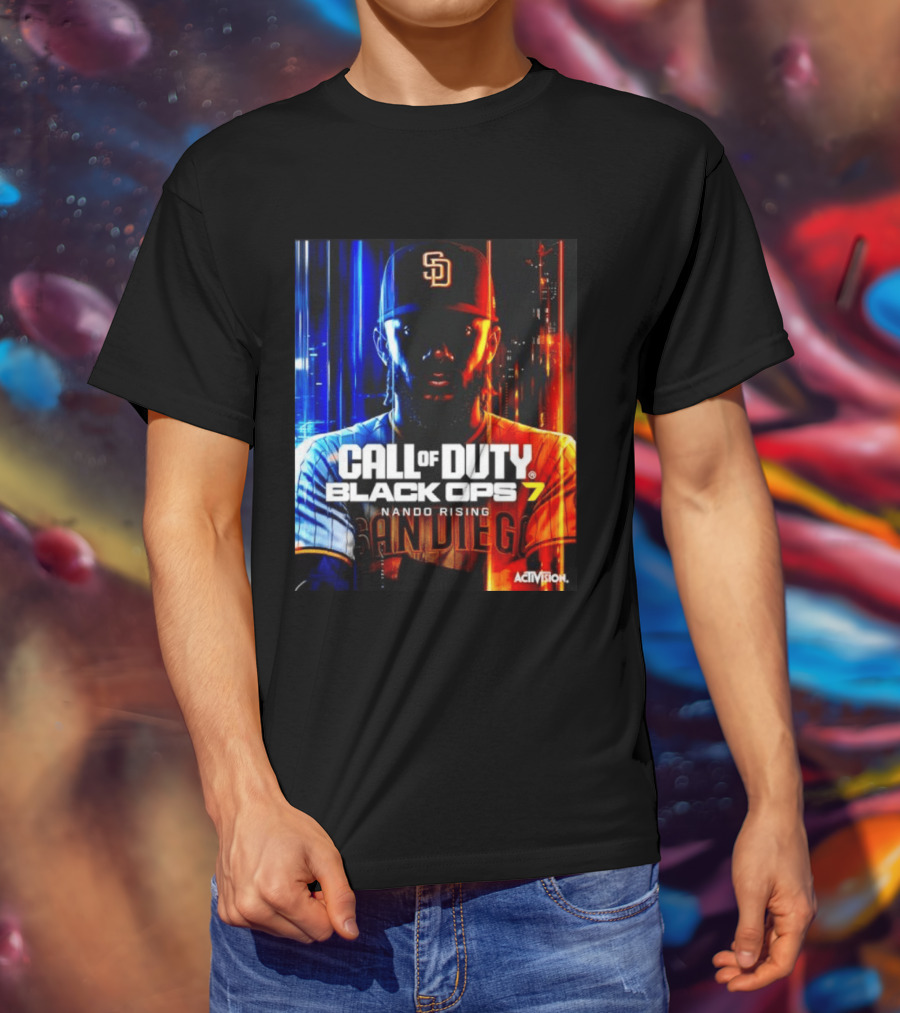 Call Of Duty Black Ops 7 Nando Rising San Diego SD Cap T-Shirt