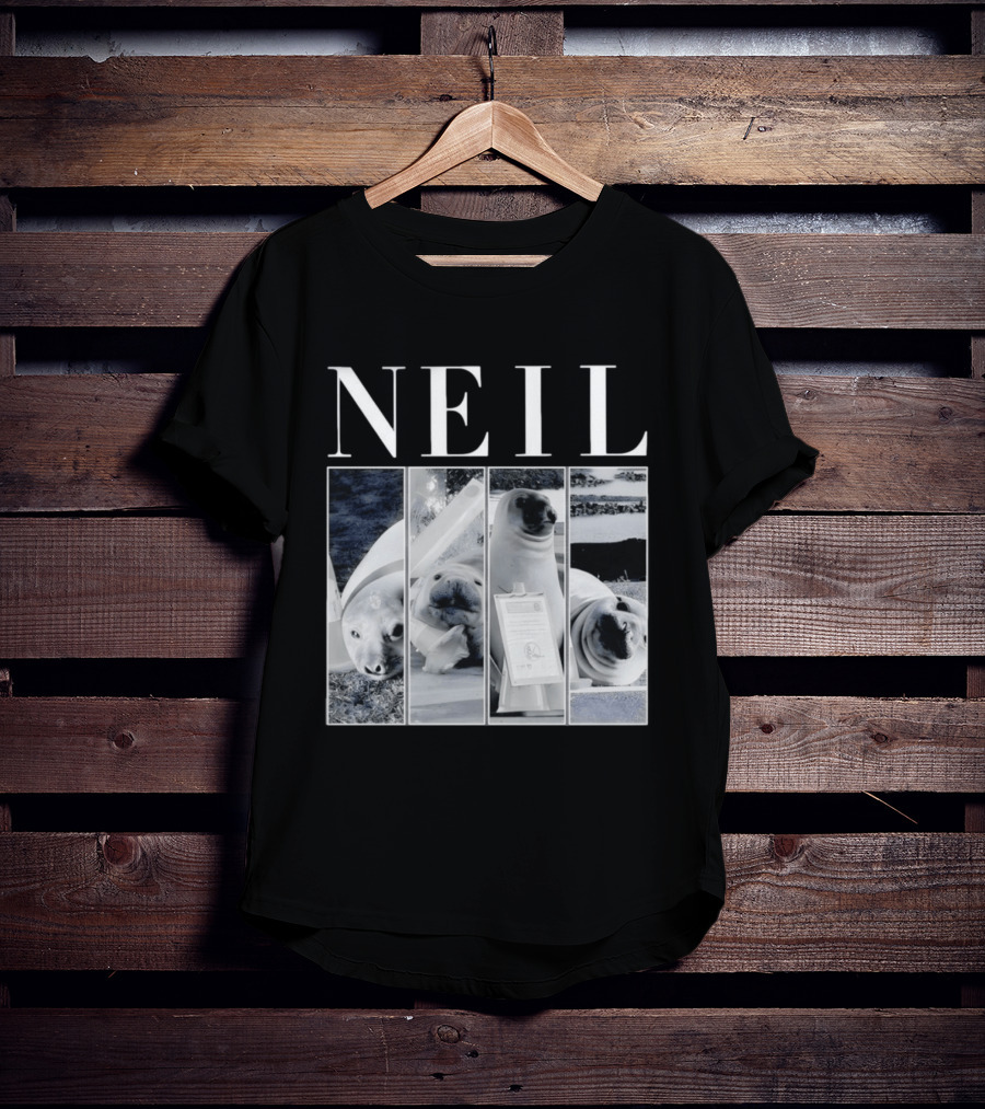 Neil The Seal Animal Meme Funny Seal Faces T-Shirt