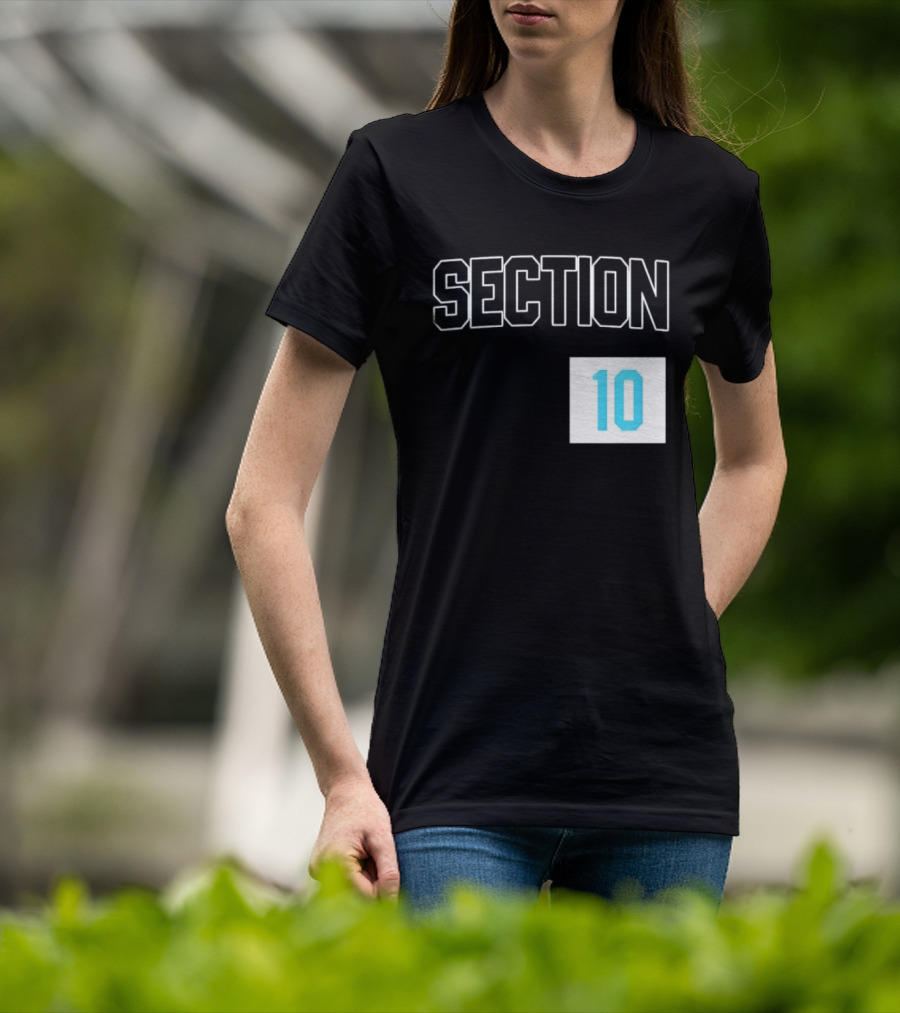 Section 10 Carolina Hurricanes Hockey Fan Gear T-Shirt
