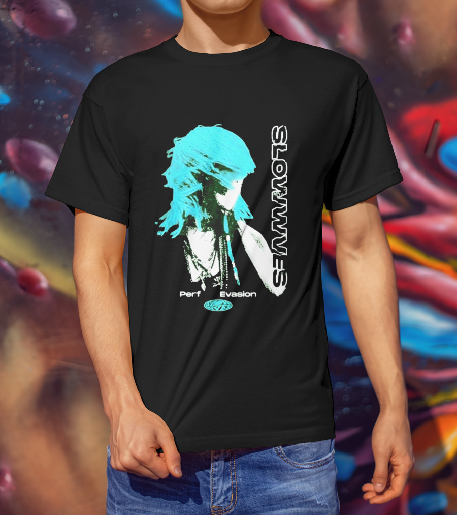 Slowwves Perfect Evasion Asia Blue Hair T-Shirt