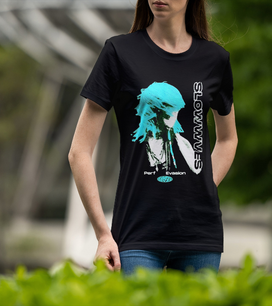 Slowwves Perfect Evasion Asia Blue Hair T-Shirt