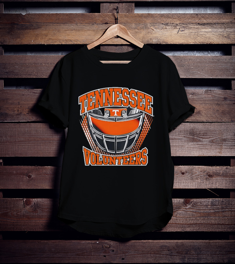 Tennessee Volunteers Helmet Football T-Shirt
