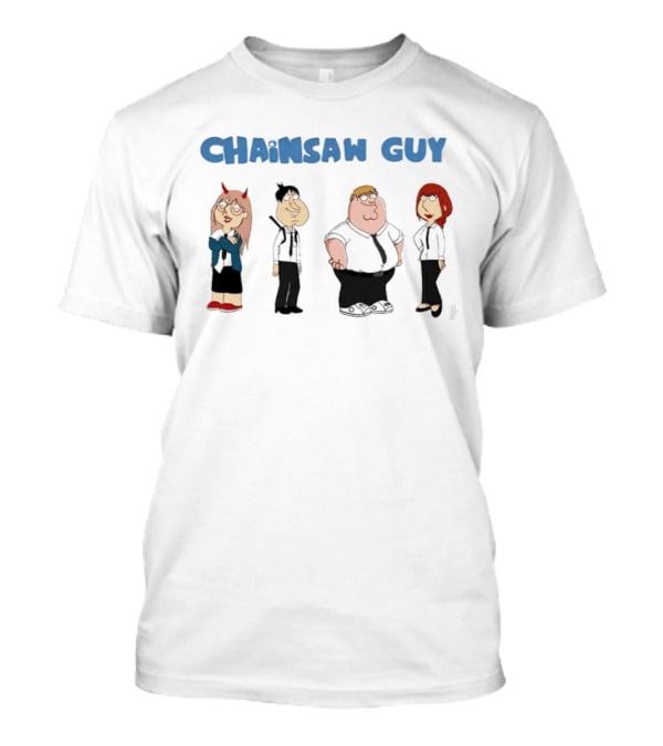 Chainsaw Guy Family Character Mashup Chainsaw Man T-Shirt