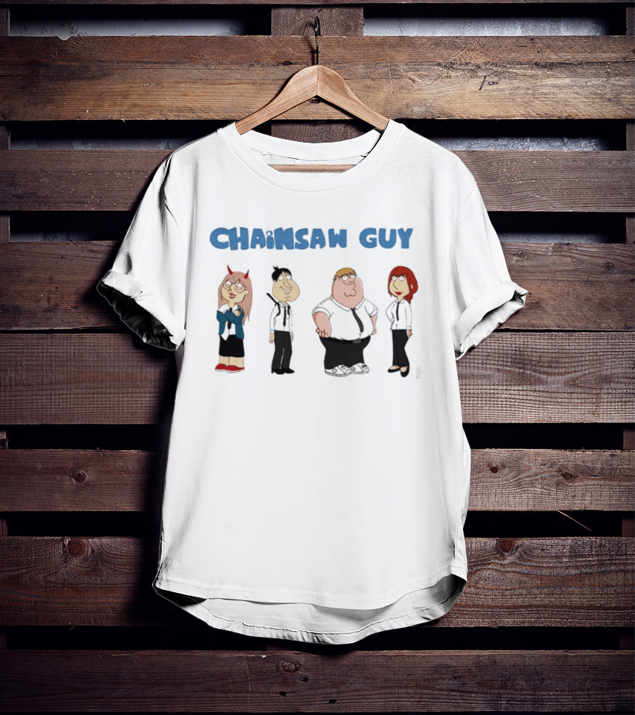 Chainsaw Guy Family Character Mashup Chainsaw Man T-Shirt