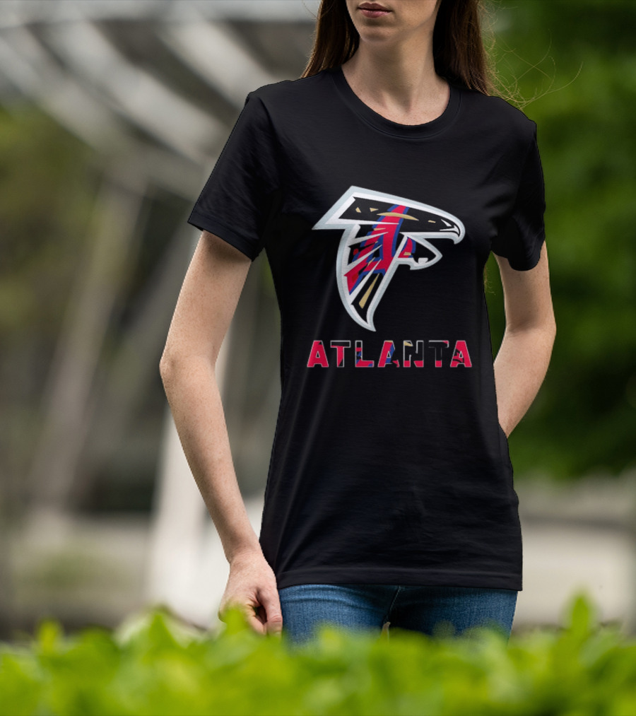 Atlanta Falcons Braves Hawks Bulldogs United Sports Mashup T-Shirt