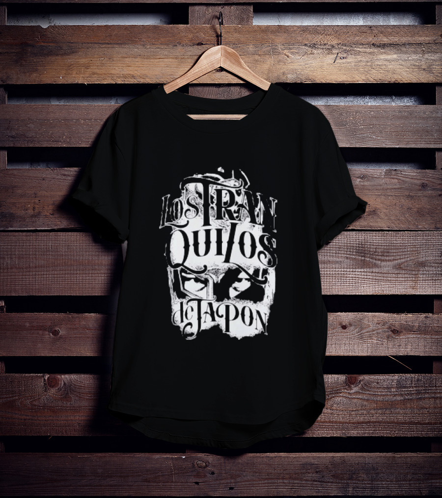 Los Tranquilos De Japon Bushi Mask Design Japan T-Shirt