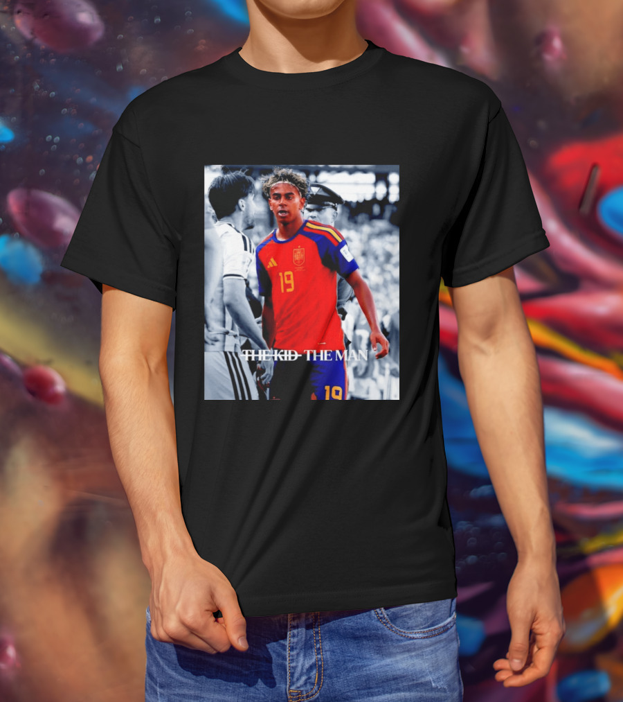 Spain 19 Lamine Yamal The Kid The Man T-Shirt