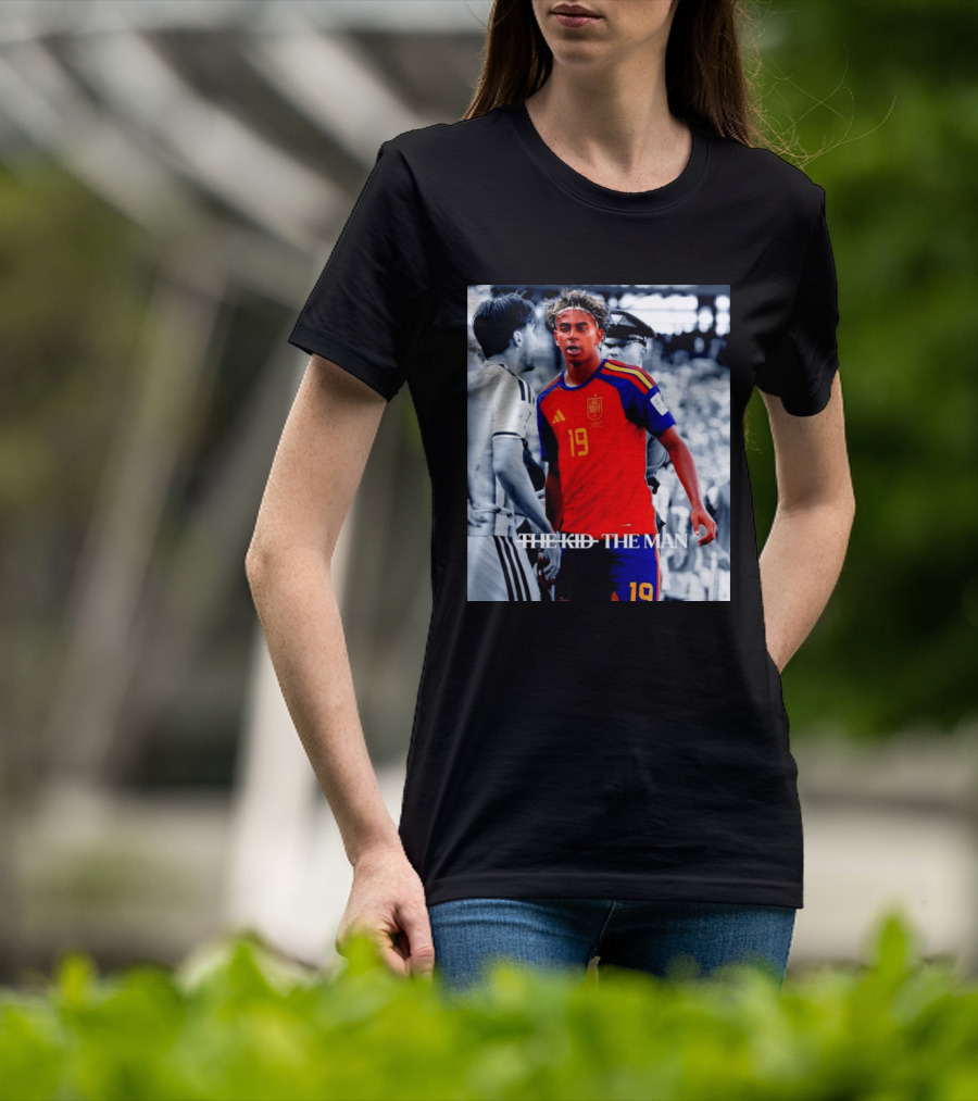 Spain 19 Lamine Yamal The Kid The Man T-Shirt