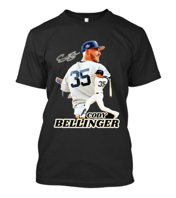 Cody Bellinger 35 New York Yankees MLB Baseball Player T-Shirt