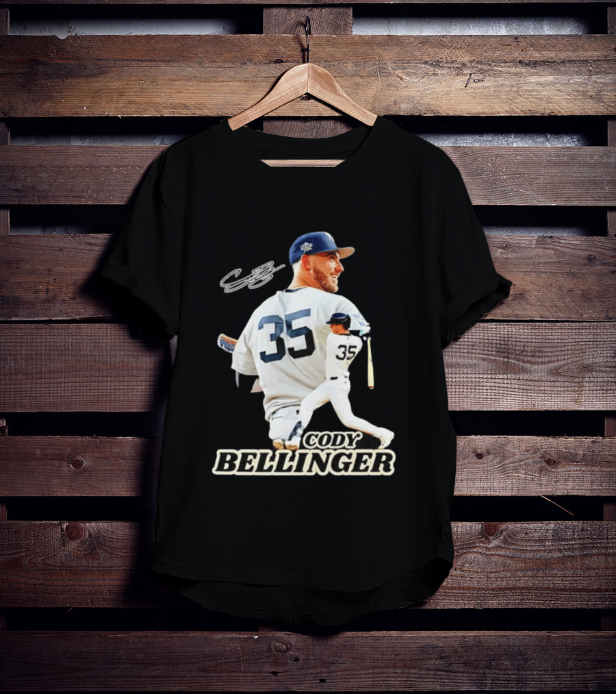 Cody Bellinger 35 New York Yankees MLB Baseball Player T-Shirt