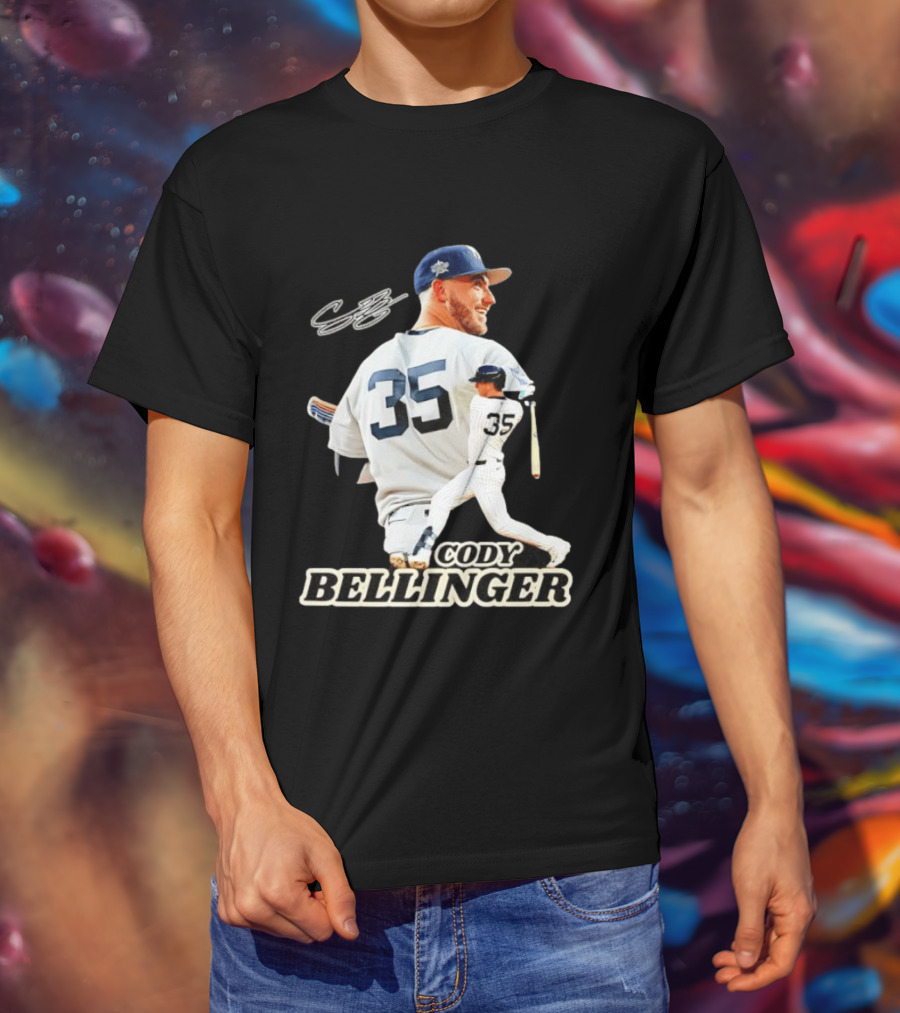 Cody Bellinger 35 New York Yankees MLB Baseball Player T-Shirt