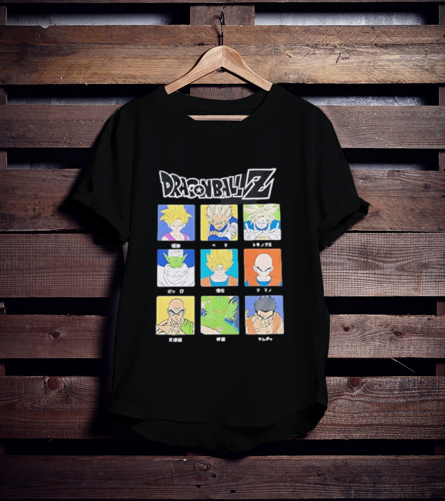 Dragon Ball Z Gohan Vegeta Trunks Piccolo Goku Krillin Tien Shenron Yamcha Anime Characters T-Shirt
