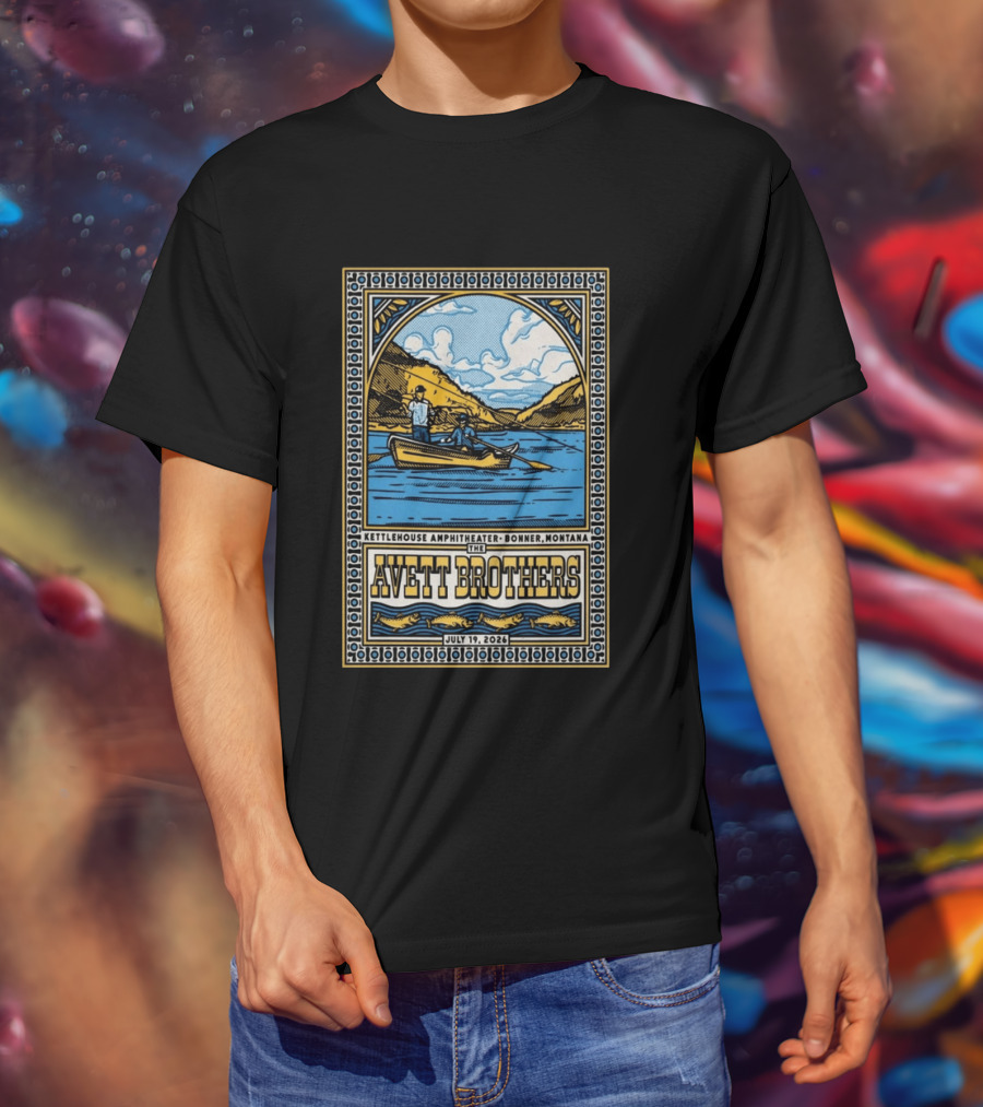 The Avett Brothers KettleHouse Amphitheater Bonner Montana July 19 2026 T-Shirt