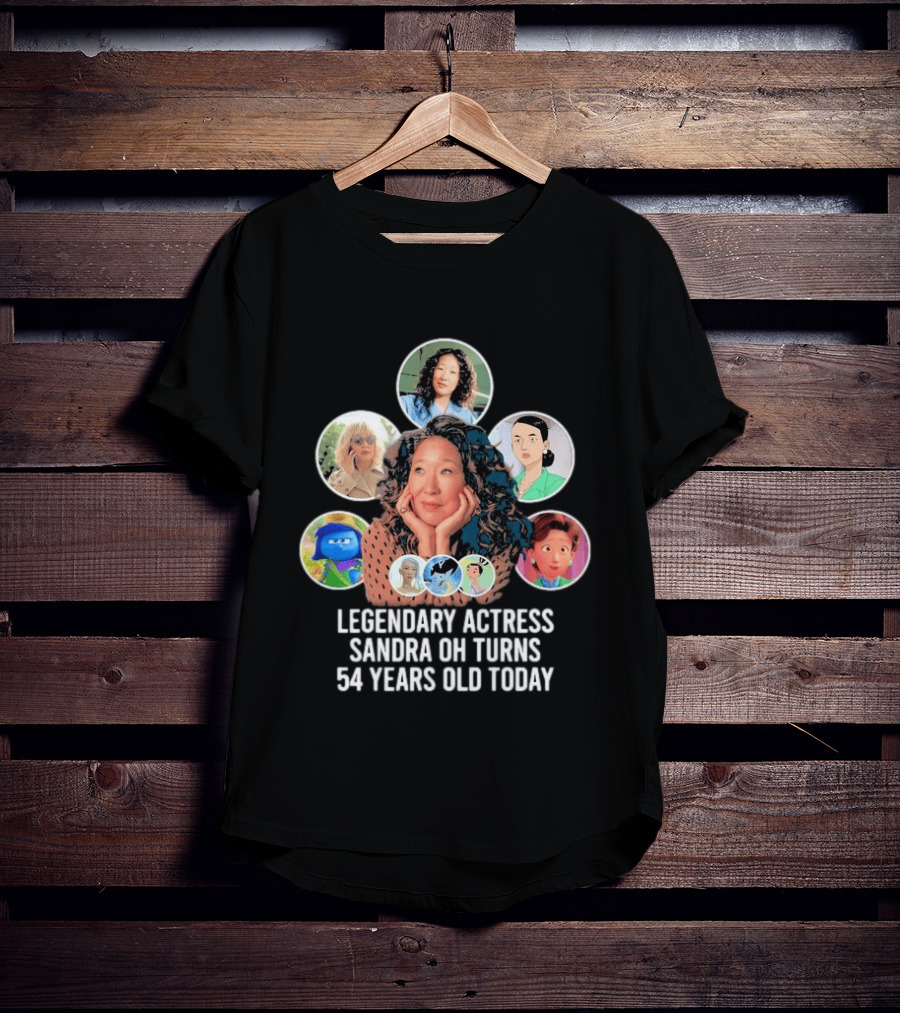 Legendary Actress Sandra Oh Turns 54 Years Old Today T-Shirt